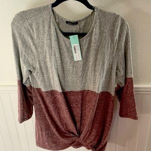 Denver front twist brushed knot too size S